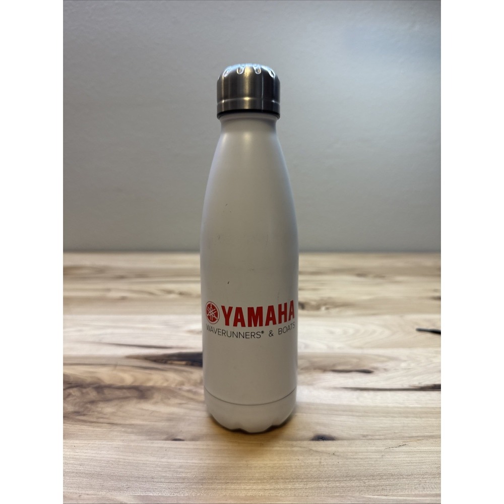 Yamaha Wave runners & Boats Stainless Steel Water Bottle - White